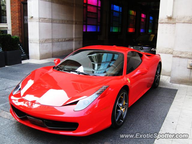 Ferrari 458 Italia spotted in Toronto, Canada