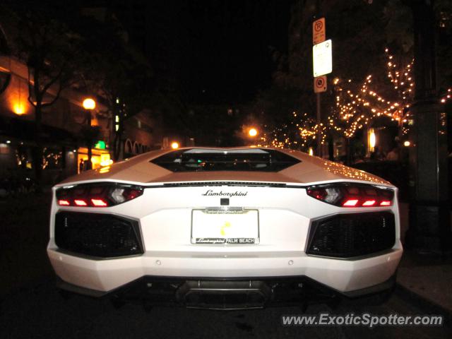 Lamborghini Aventador spotted in Toronto, Canada