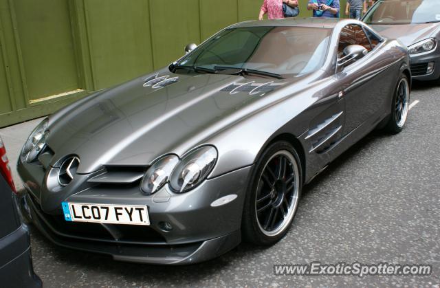 Mercedes SLR spotted in London, United Kingdom