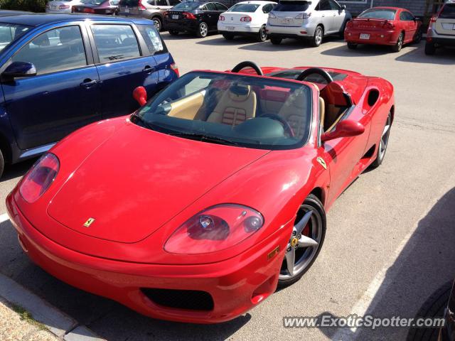 Ferrari 360 Modena spotted in Newburyport, Massachusetts