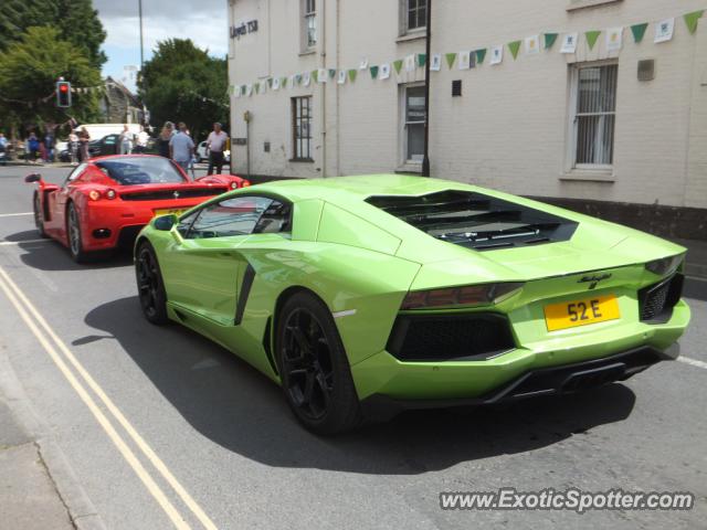 Lamborghini Aventador spotted in Salisbury, United Kingdom