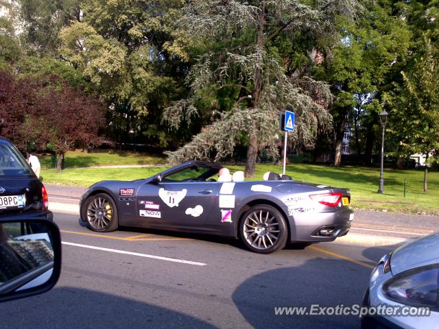 Maserati GranCabrio spotted in Milano, Italy