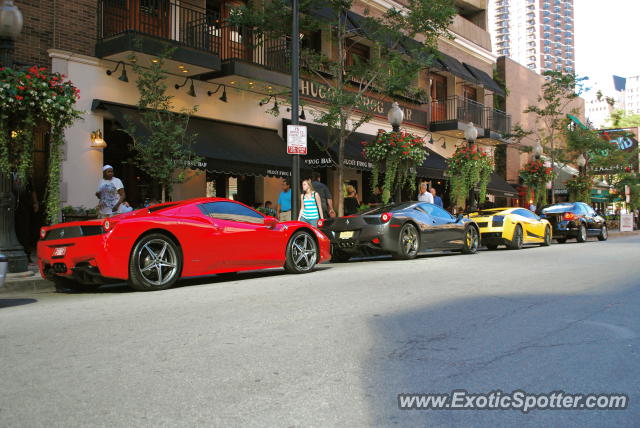 Ferrari 458 Italia spotted in Chicago, Illinois