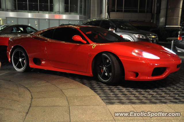 Ferrari 360 Modena spotted in KLCC Twin Tower, Malaysia