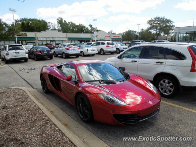 Mclaren MP4-12C spotted in Palatine, Illinois