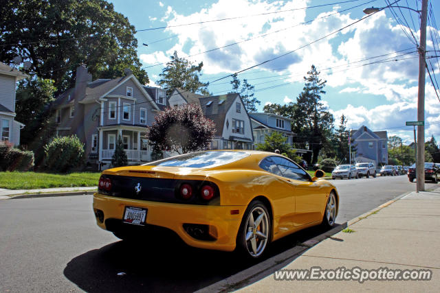 Ferrari 360 Modena spotted in Red Bank, New Jersey