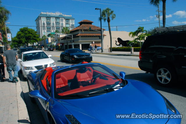 Ferrari 458 Italia spotted in Ft. Lauderdale, Florida