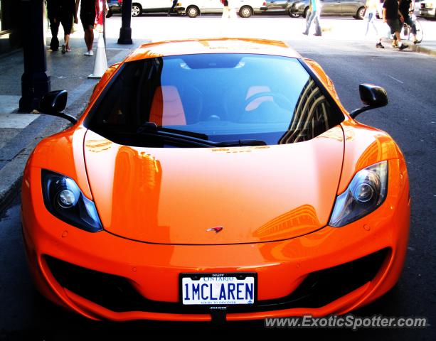 Mclaren MP4-12C spotted in Toronto, Canada