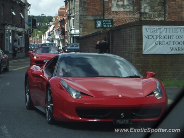 Ferrari 458 Italia spotted in Hertfordshire, United Kingdom