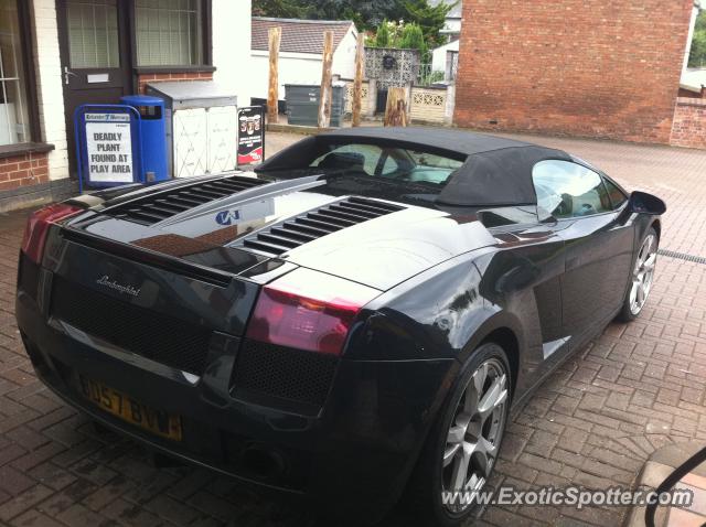 Lamborghini Gallardo spotted in Loughborgh, United Kingdom