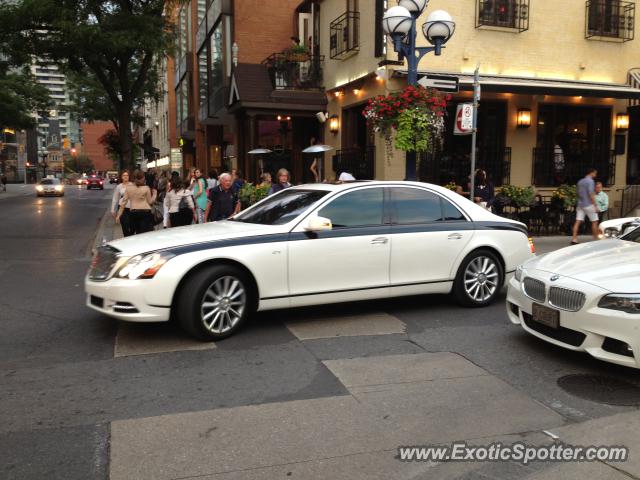 Mercedes Maybach spotted in Toronto, Ontario, Canada