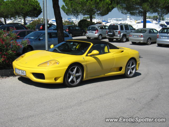 Ferrari 360 Modena spotted in Lignano, Italy