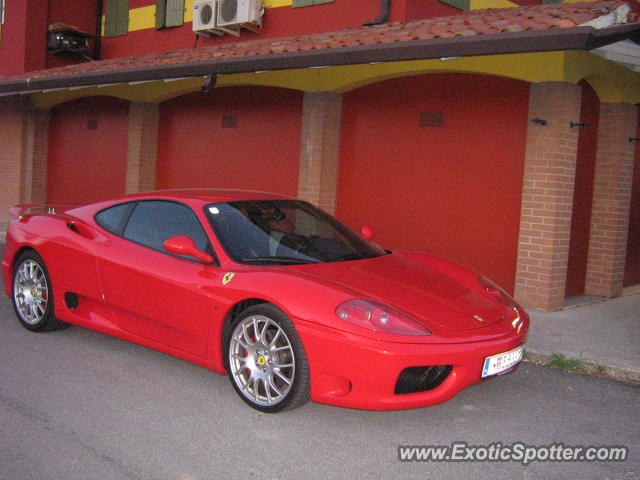 Ferrari 360 Modena spotted in Lignano, Italy