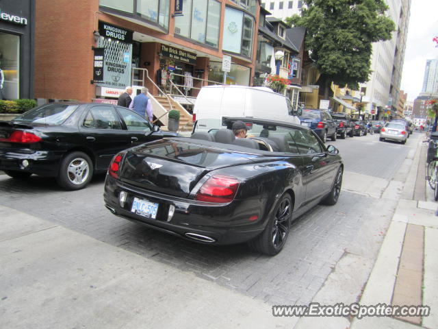 Bentley Continental spotted in Toronto, Canada