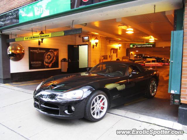 Dodge Viper spotted in Toronto, Canada