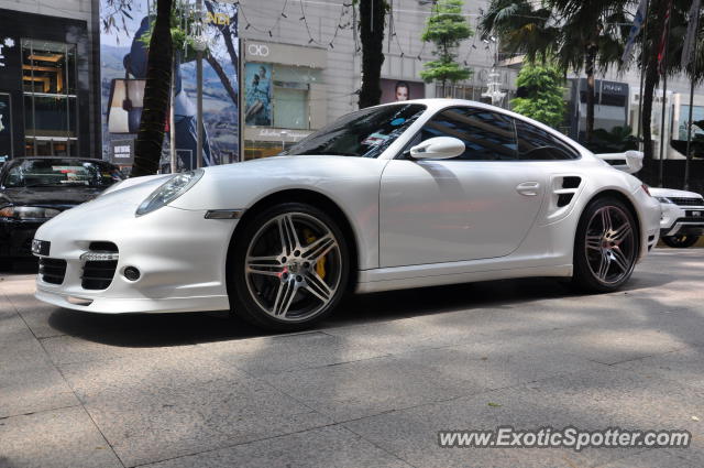 Porsche 911 Turbo spotted in Bukit Bintang KL, Malaysia