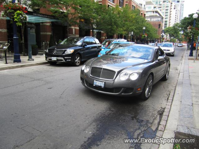 Bentley Continental spotted in Toronto, Canada