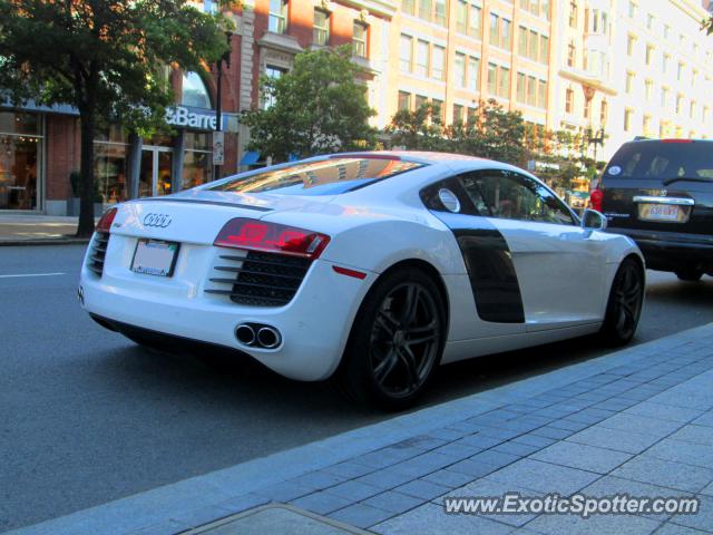 Audi R8 spotted in Boston, Massachusetts