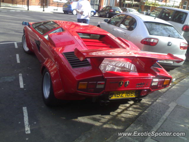 Lamborghini Countach spotted in London, United Kingdom