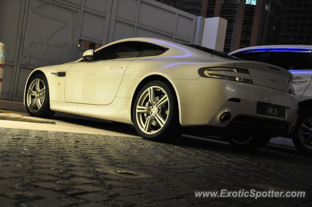 Aston Martin Vantage spotted in KLCC Twin Tower, Malaysia