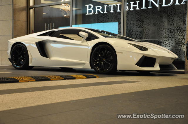 Lamborghini Aventador spotted in Bukit Bintang KL, Malaysia