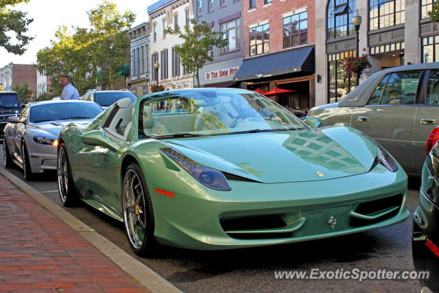 Ferrari 458 Italia spotted in Red Bank, New Jersey