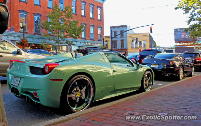 Ferrari 458 Italia spotted in Red Bank, New Jersey