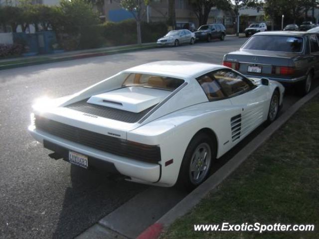 Ferrari Testarossa spotted in Santa Monica, California