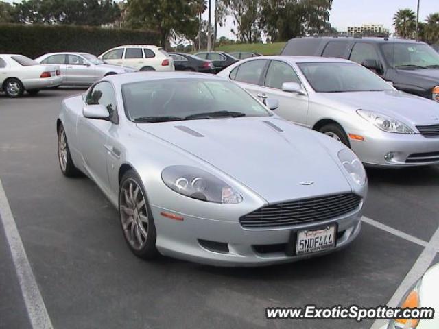 Aston Martin DB9 spotted in Newport, California