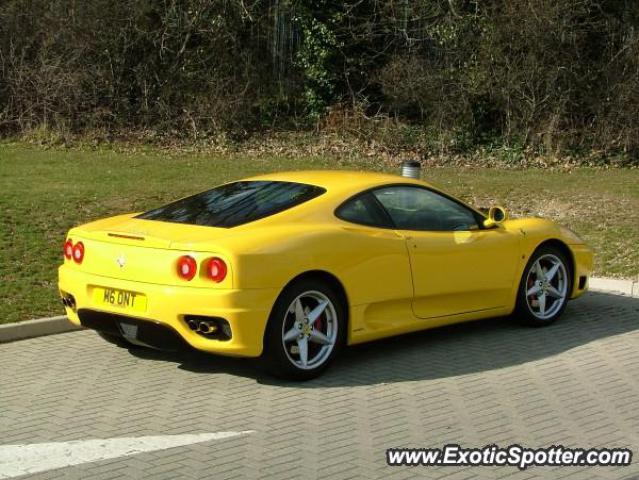 Ferrari 360 Modena spotted in Fareham, Hants, United Kingdom