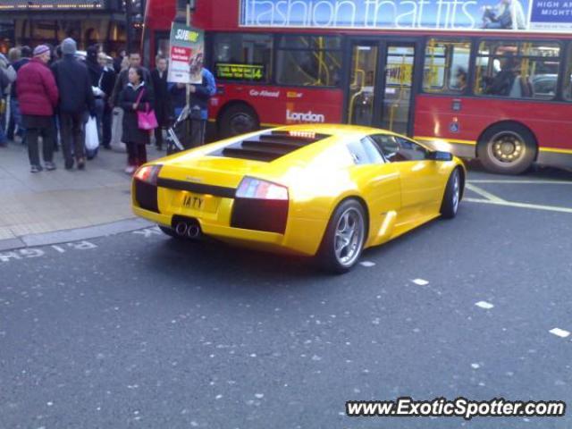 Lamborghini Murcielago spotted in London, United Kingdom