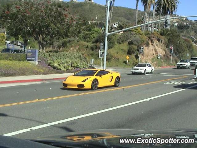 Lamborghini Gallardo spotted in Newport, California