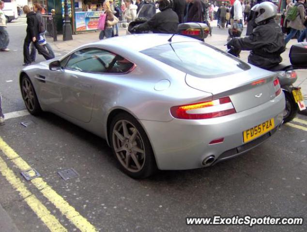 Aston Martin Vantage spotted in Londen, Belgium