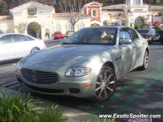 Maserati Quattroporte spotted in Calabasas, California