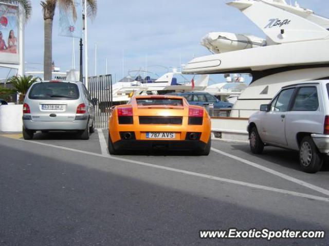 Lamborghini Gallardo spotted in Marbella (Puerto Banus), Spain