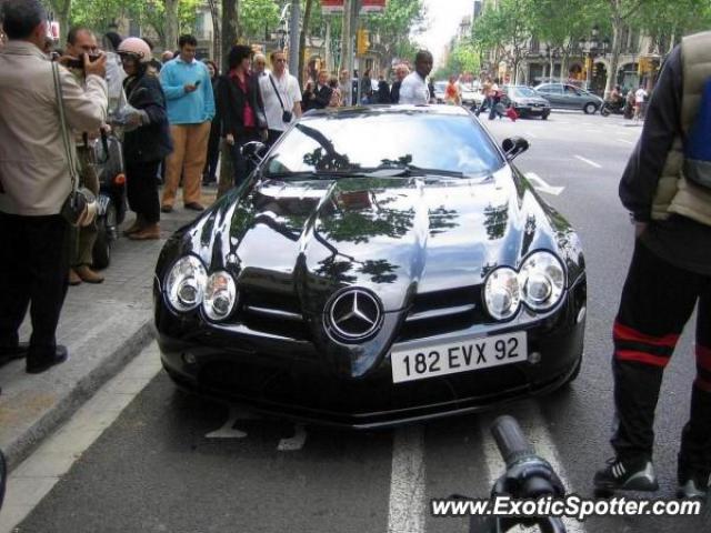 Mercedes SLR spotted in Barcelona, Spain