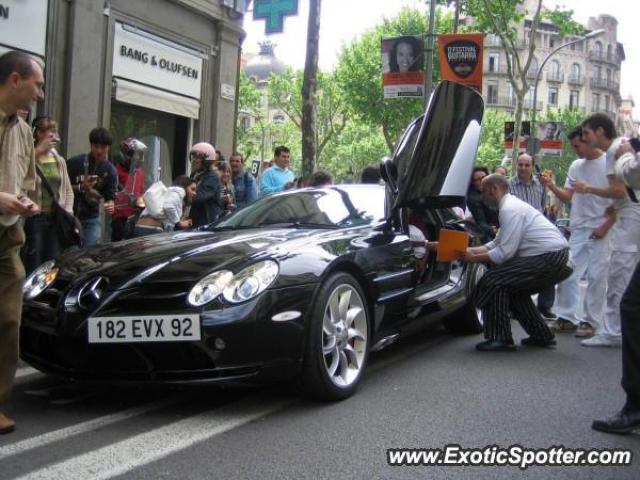 Mercedes SLR spotted in Barcelona, Spain