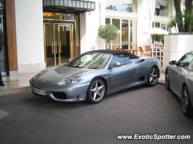 Ferrari 360 Modena spotted in Cannes, France