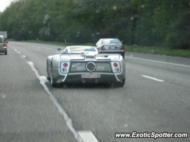 Pagani Zonda spotted in Halle, Belgium