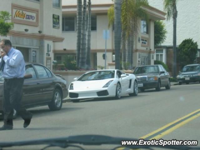 Lamborghini Gallardo spotted in La Jolla, California