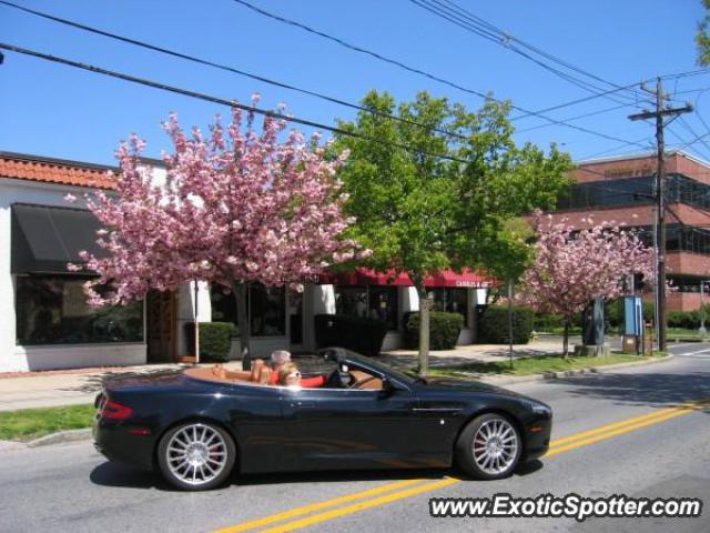 Aston Martin DB9 spotted in Greenwich, Connecticut