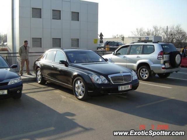 Mercedes Maybach spotted in Bucharest, Romania