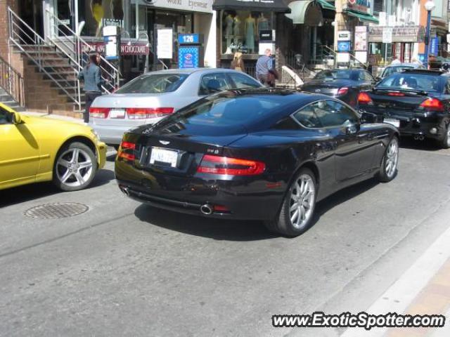 Aston Martin DB9 spotted in Toronto, Canada