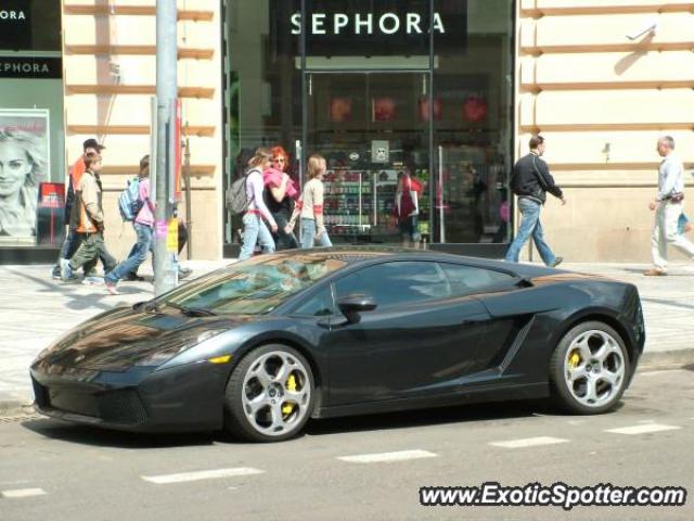 Lamborghini Gallardo spotted in Prague, Czech Republic