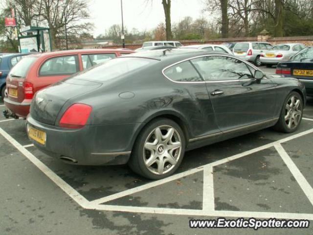 Bentley Continental spotted in York, United Kingdom