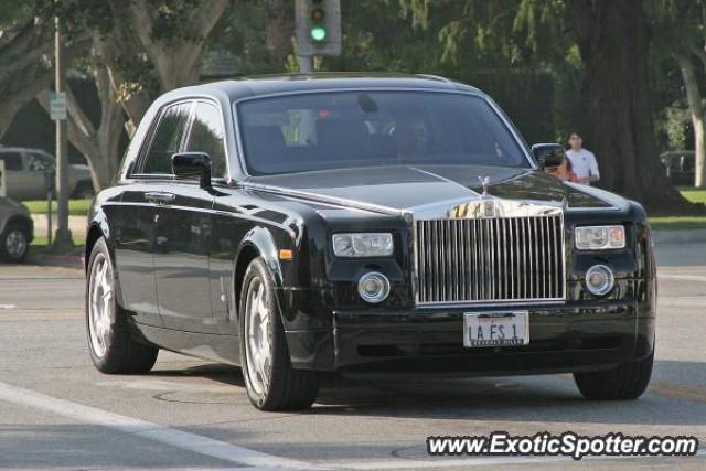 Rolls Royce Phantom spotted in Beverly Hills, California