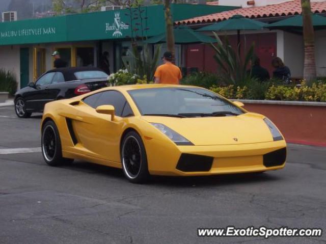 Lamborghini Gallardo spotted in Malibu, California