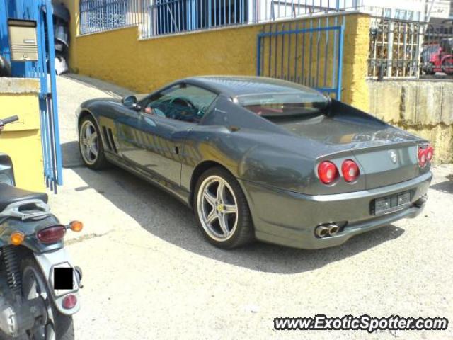 Ferrari 575M spotted in Rome, Italy