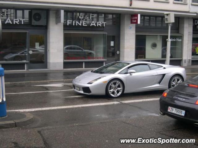 Lamborghini Gallardo spotted in Zurich, Switzerland