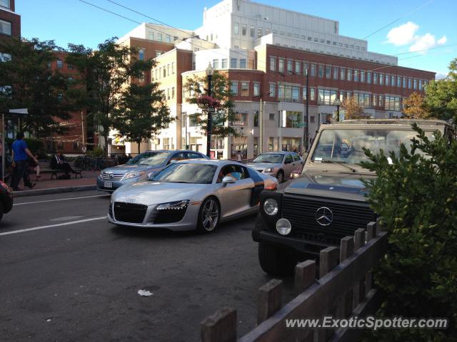 Audi R8 spotted in Cambridge, Massachusetts